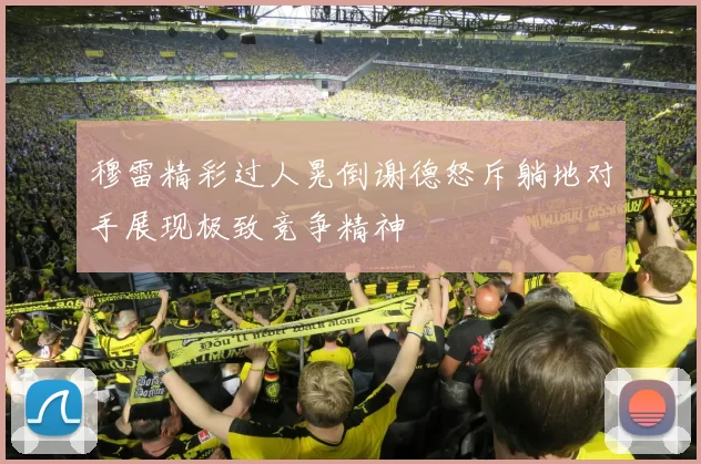 穆雷精彩过人晃倒谢德怒斥躺地对手展现极致竞争精神