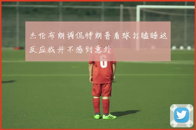 杰伦布朗调侃特朗普看球打瞌睡这反应我并不感到意外